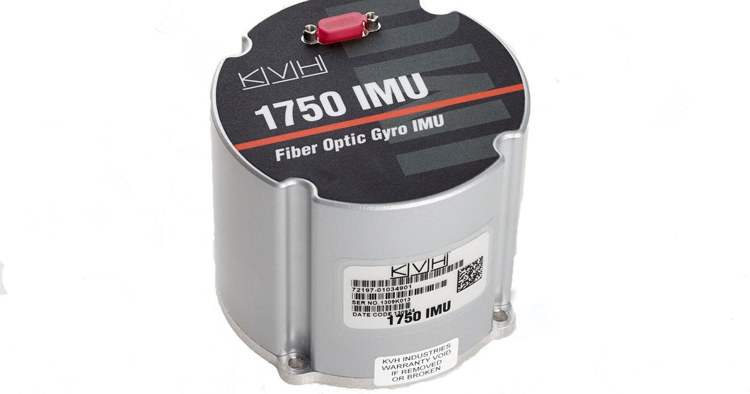 KVH1750 - Provides continuous 3D position, velocity and attitude solution.
